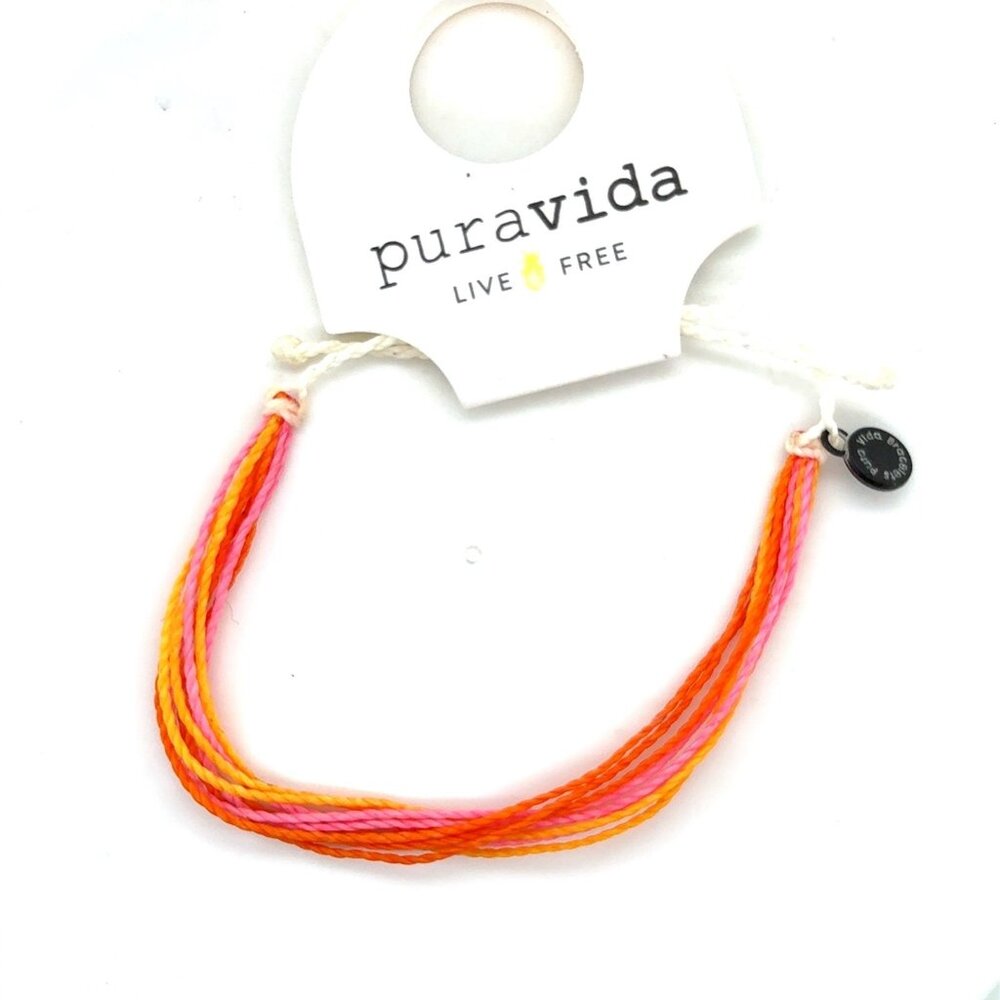 NWT Pura Vida Pink/Red/Orange Bracelet‎